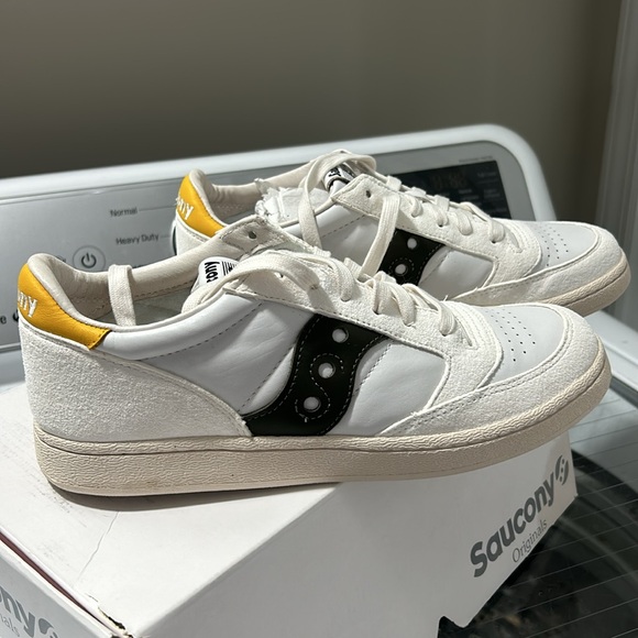 🆕 Saucony Unisex Jazz Court Premium Shoes S70671-2 SZ 8.5 Men's White / Green - Picture 9 of 9